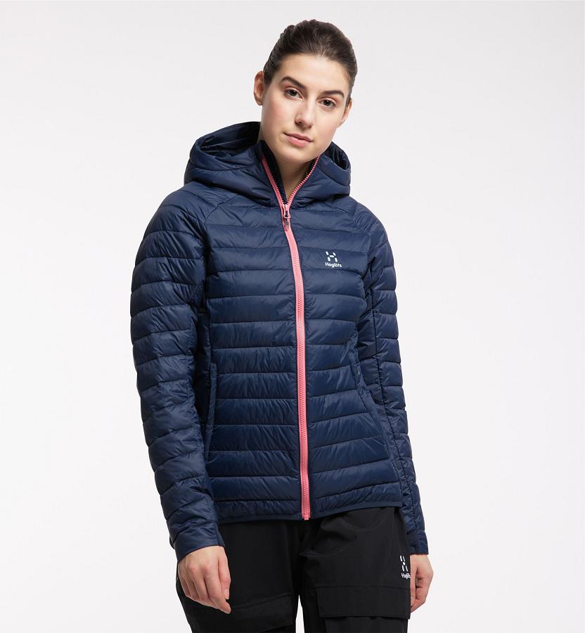 Haglöfs Womens Spire Mimic Down Jacket Dark Blue New Zealand 46051WOCS